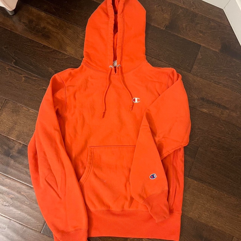 Champion Orange Hoodie